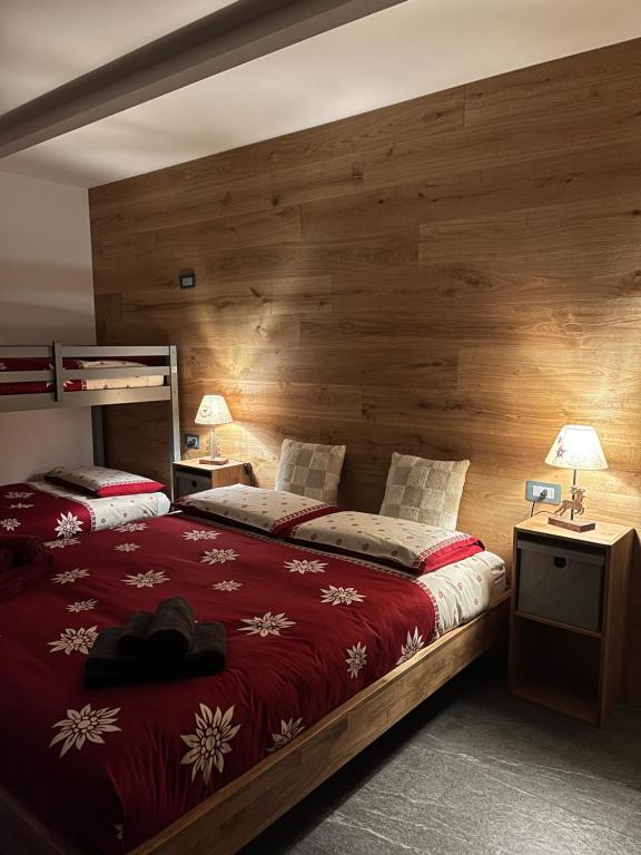 Ένα ή περισσότερα κρεβάτια σε δωμάτιο στο La Coccinella vacation home