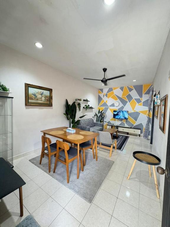 Posezení v ubytování NS HOMESTAY AL Farisi ARAU