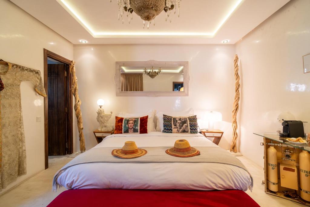 Postel nebo postele na pokoji v ubytování Villa OTIA