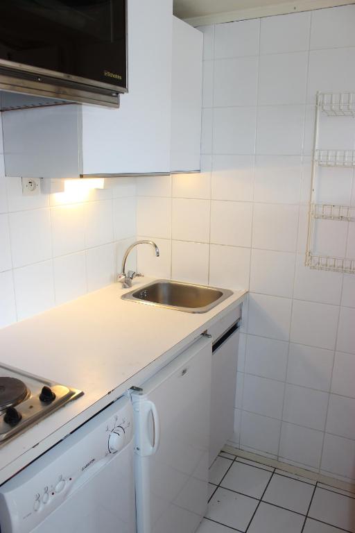 Kuchyň nebo kuchyňský kout v ubytování Dôme de Polset Appartements VTI