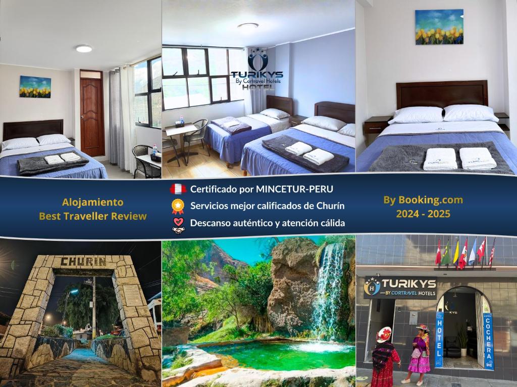 Ένα ή περισσότερα κρεβάτια σε δωμάτιο στο Hotel Turikys Churin