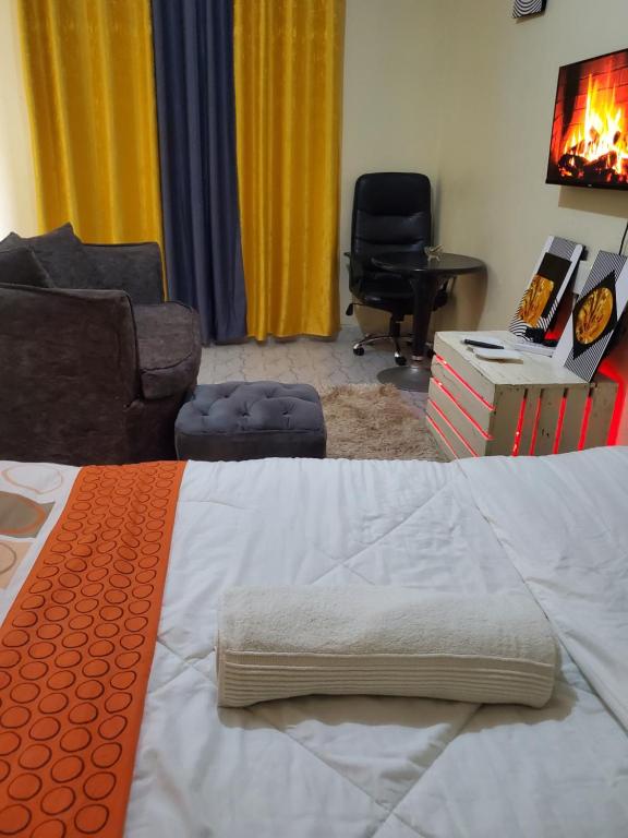 Χώρος καθιστικού στο Marvel stays