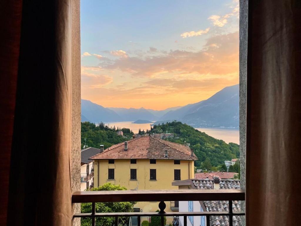 a view from a window of a building at Casa Di Gloria in Perledo