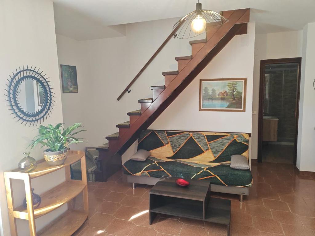 Posezení v ubytování casetta dello zio