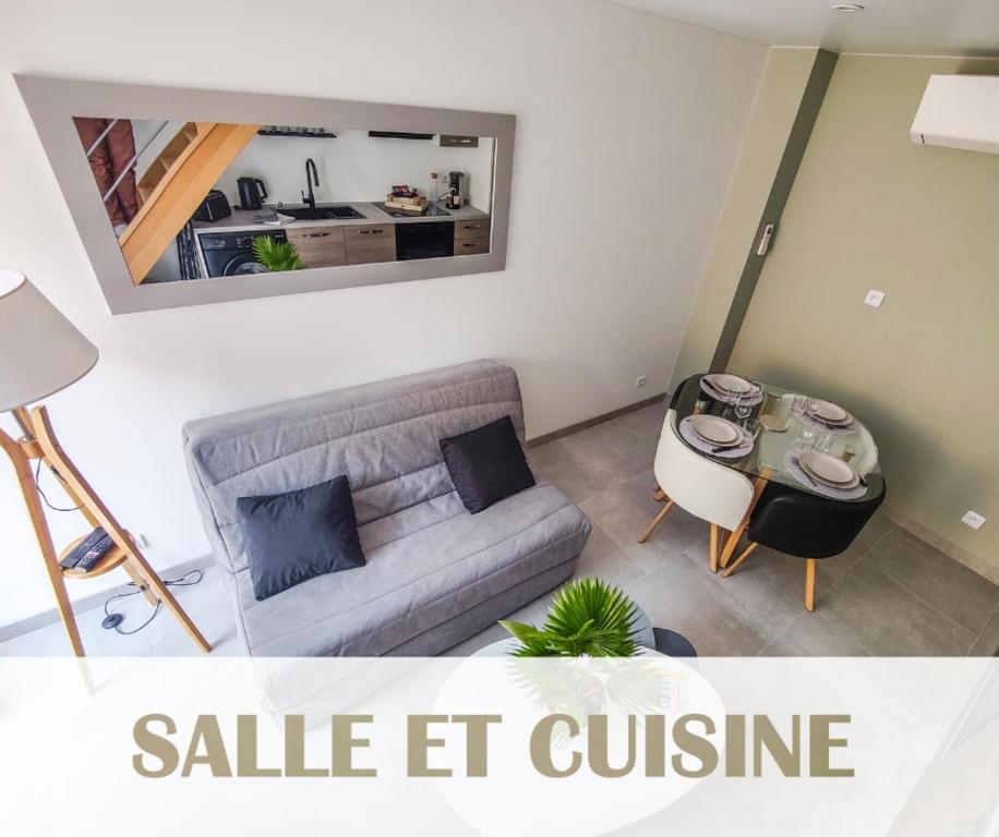 Le Gary cosy, studio climatisé, Dijon centre