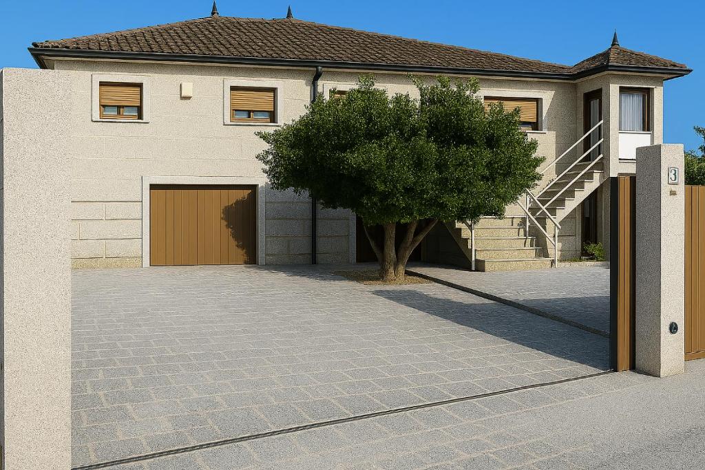 Budova, kde se prázdninový dům nachází