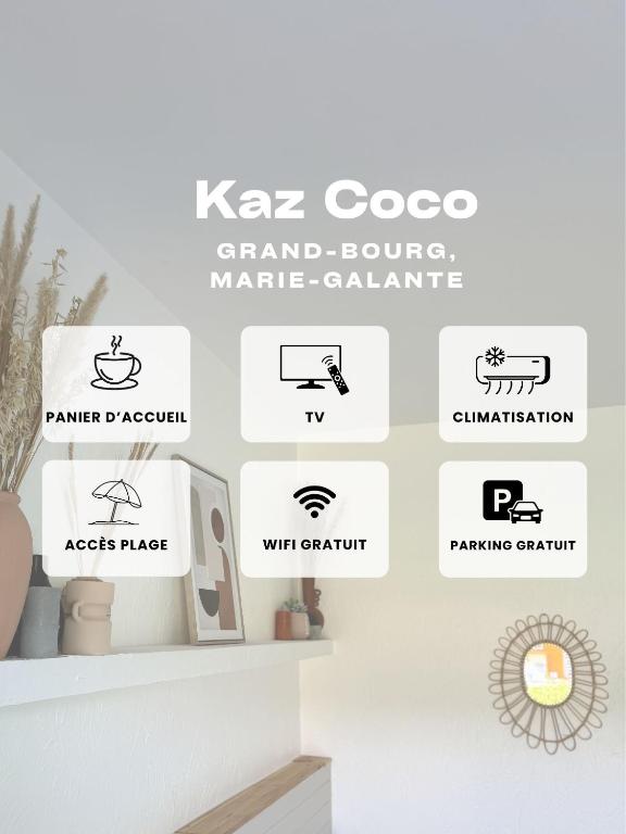 Certifikát, hodnocení, plakát nebo jiný dokument vystavený v ubytování Studio Kaz' Coco