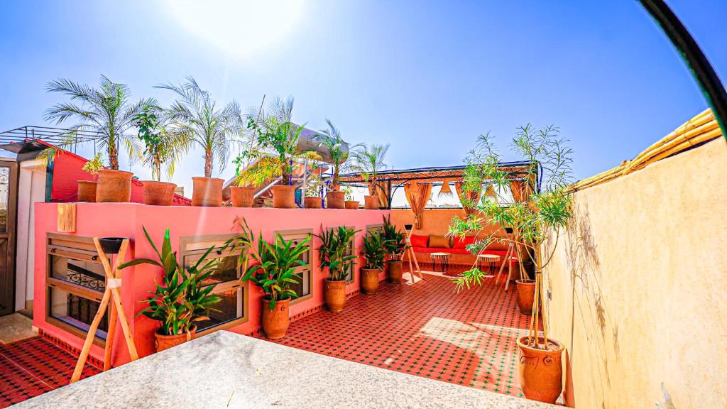 Μπαλκόνι ή βεράντα στο Riad ORAZURE