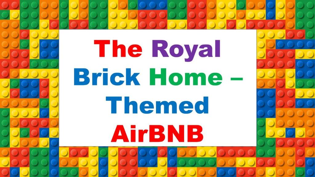 ein Haufen Legosteine mit einem Schild darauf in der Unterkunft Royal Brick Home - Sleeps 5 to 6 - No ULEZ - Tube Nearby - Free Parking - Lego Themed in Slough