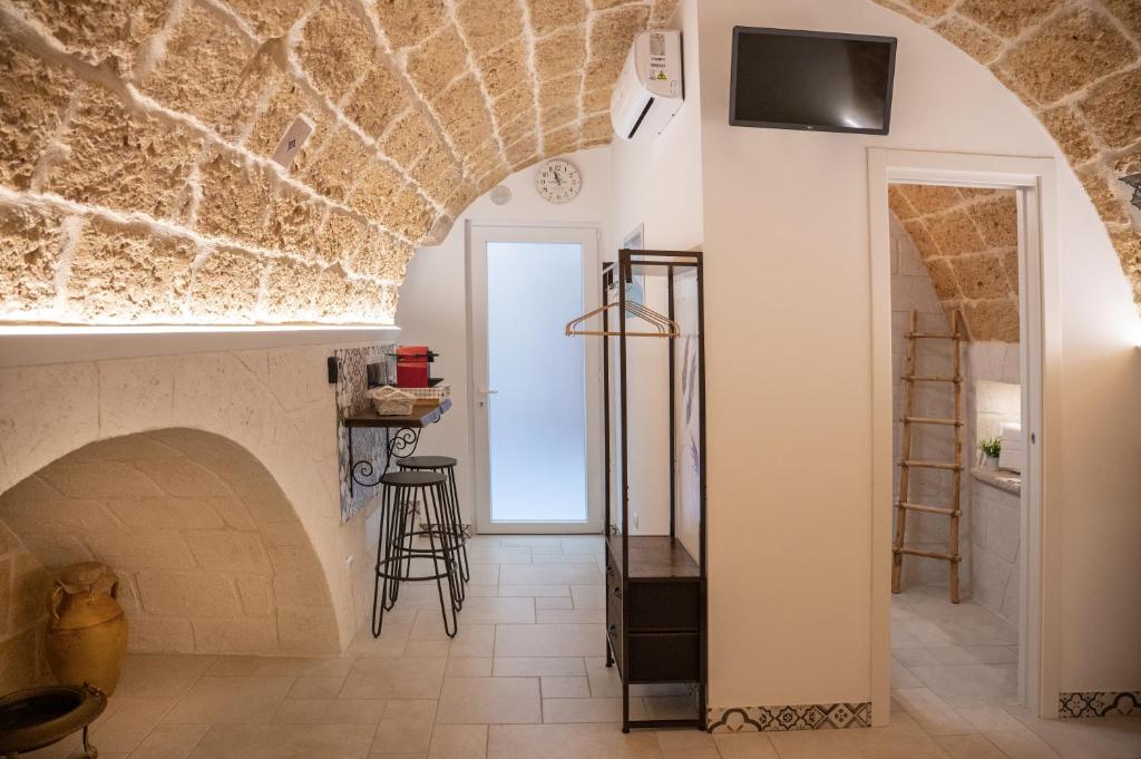 Kuchyň nebo kuchyňský kout v ubytování Archi di Puglia