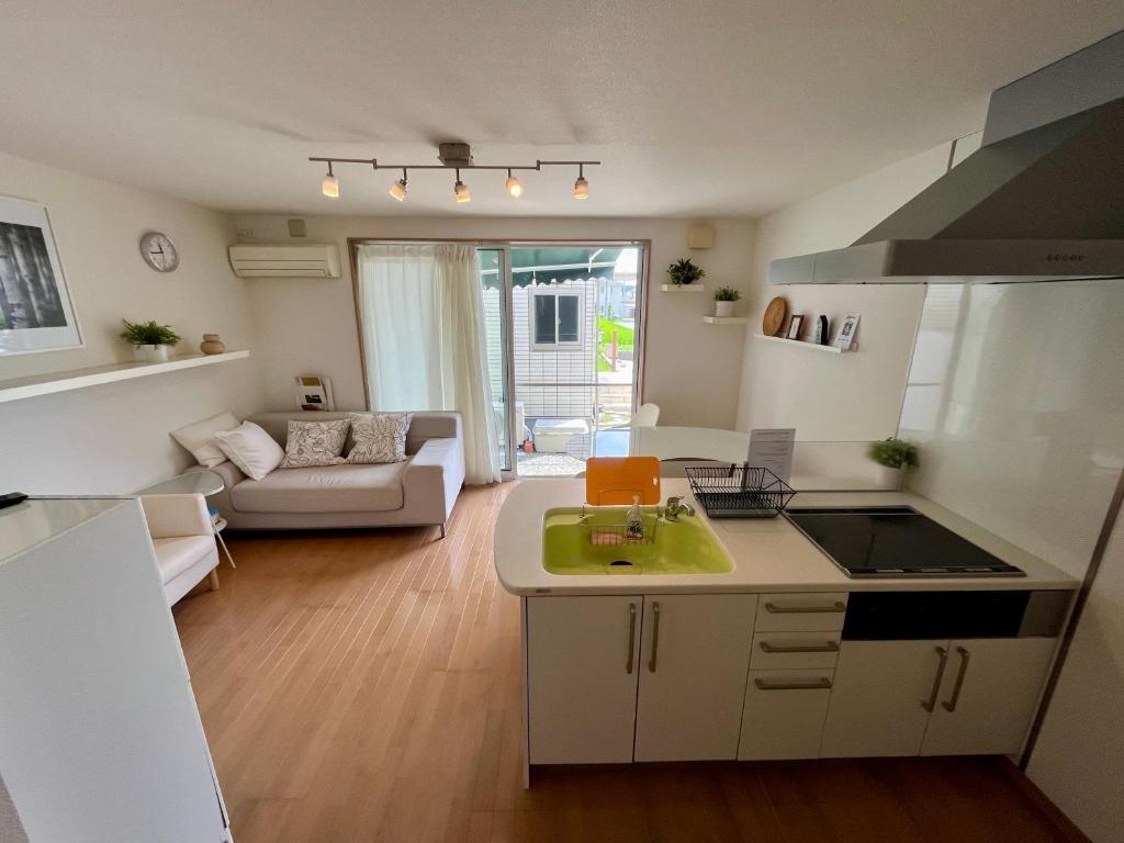 Kuchyň nebo kuchyňský kout v ubytování Nasu Townhouse S-2