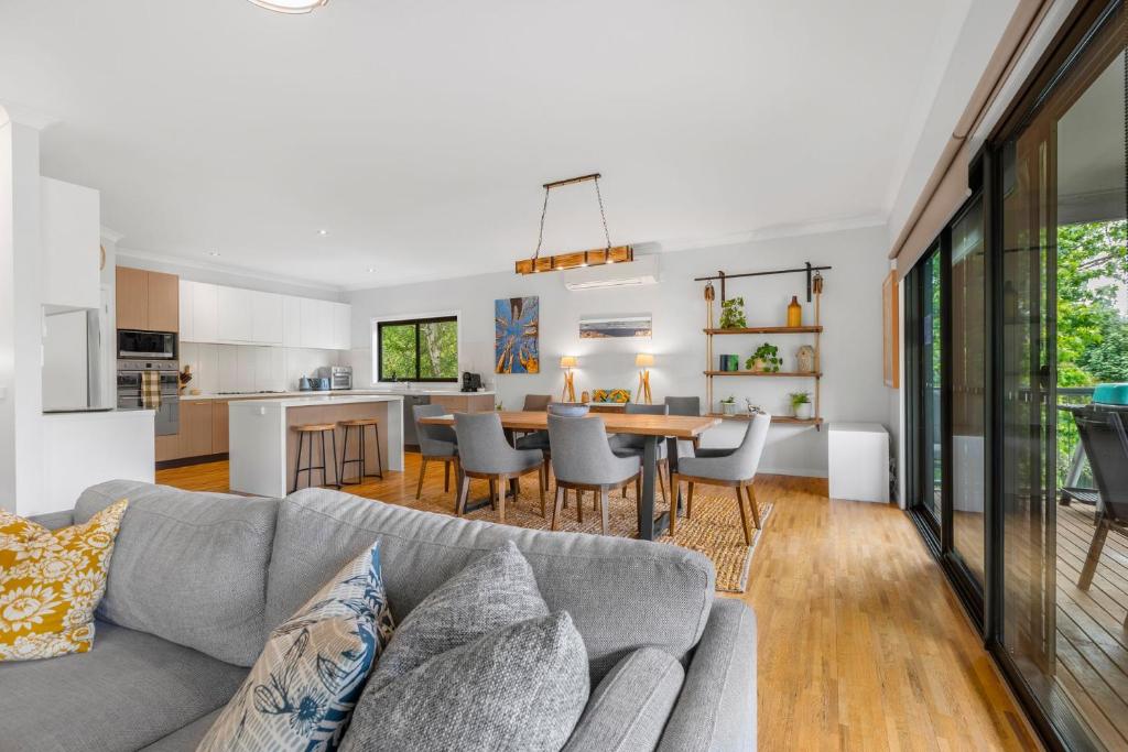 Kuchyň nebo kuchyňský kout v ubytování Mount Buffalo Views