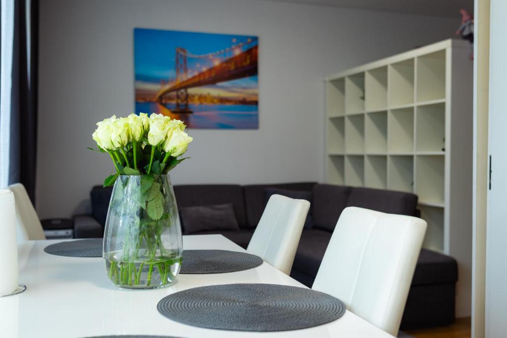 Posezení v ubytování 3-room apartment in Oulu center, parking