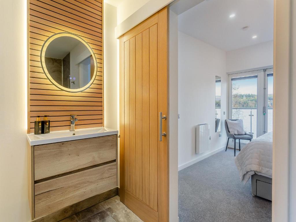 Koupelna v ubytování Kimcraigan Lodge