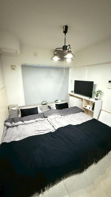 Televiisor ja/või meelelahutuskeskus majutusasutuses La Parfait de Sapporo 403 Sapporo Station 6-minute walk from Sapporo Station