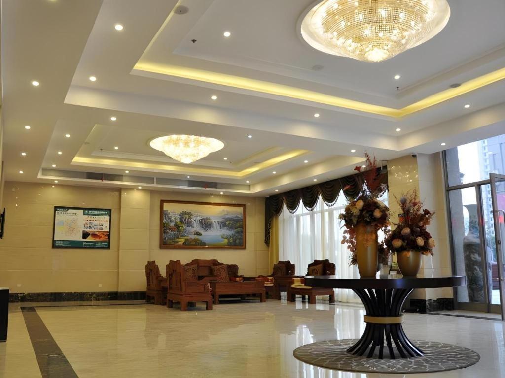 Χώρος καθιστικού στο GreenTree Inn Shanghai Jiading Newtown MaLu Subway Station Business Hotel