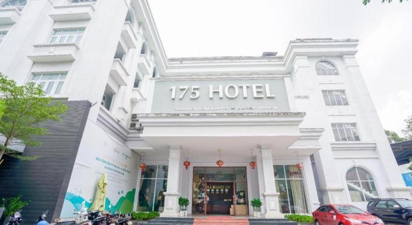 a hotel with a sign on the front of it at Hotel 175 Saigon in Ho Chi Minh City