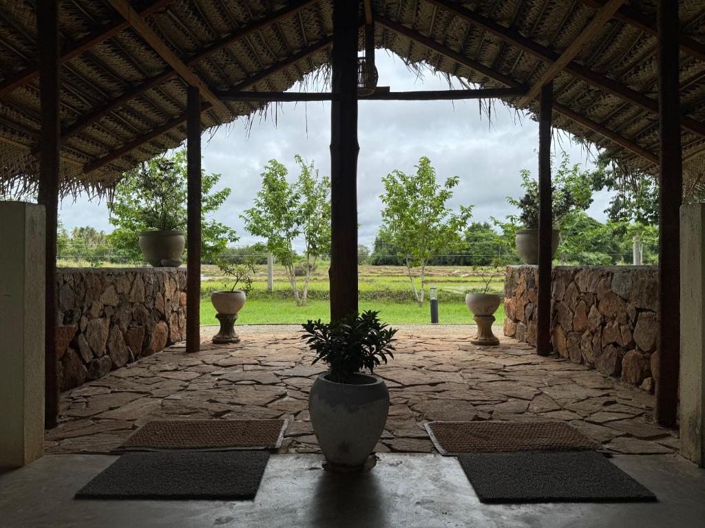 Κήπος έξω από το Nirvaan Safari Lodge