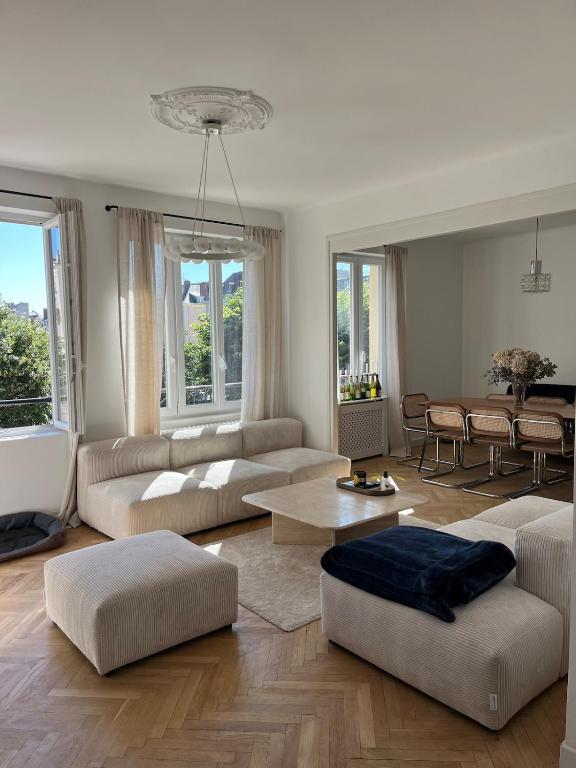 Posezení v ubytování Appartement de charme au forum