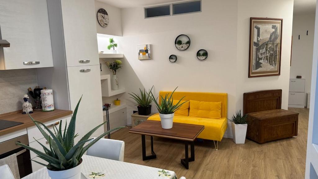 Posezení v ubytování Appartamento moderno a Borgo Valsugana