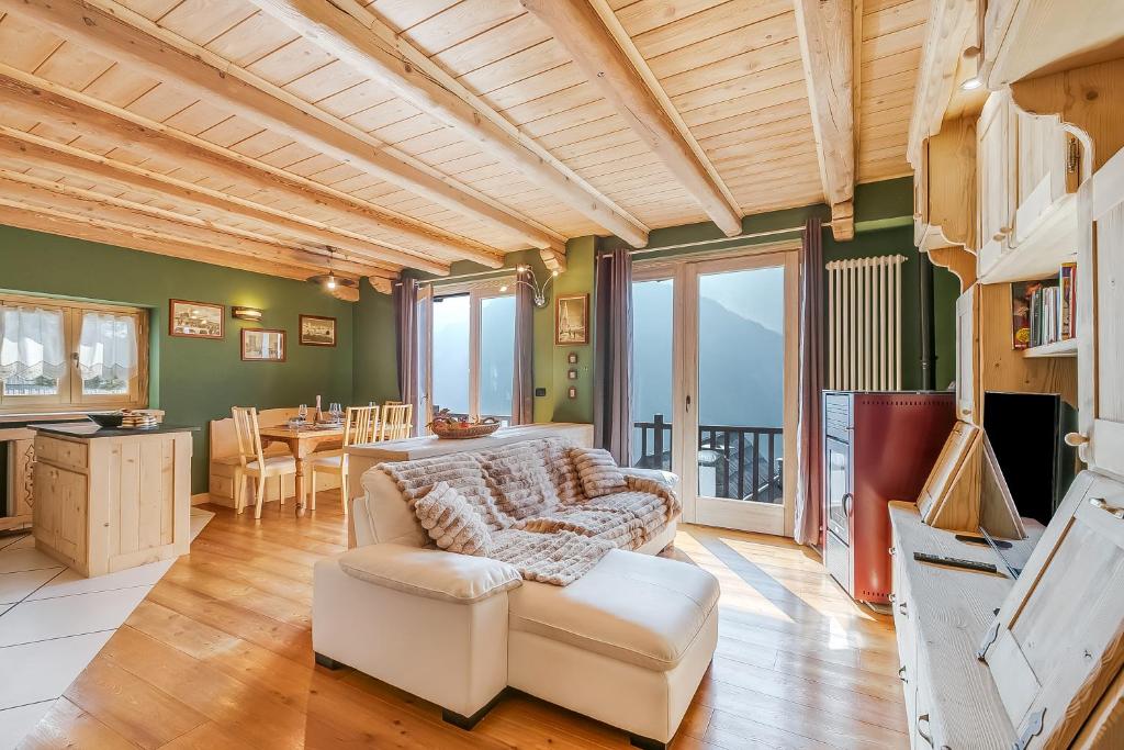 Posezení v ubytování Baita Delle Stelle - Happy Rentals