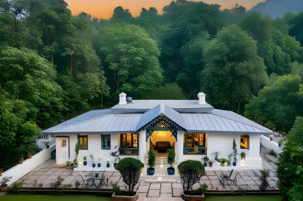 Příroda nedaleko vily