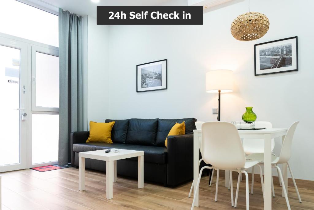 Posezení v ubytování NUEVO Apartamentos Costa del Alma