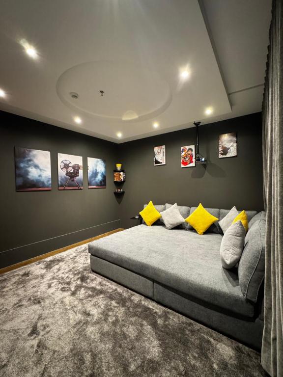 Χώρος καθιστικού στο Luxury suite