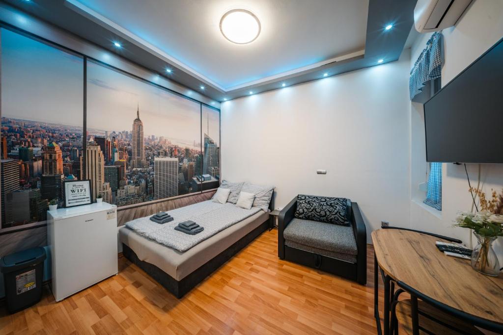 TV a/nebo společenská místnost v ubytování Széchenyi Aparman (II Relax) Miskolc Belvárosában