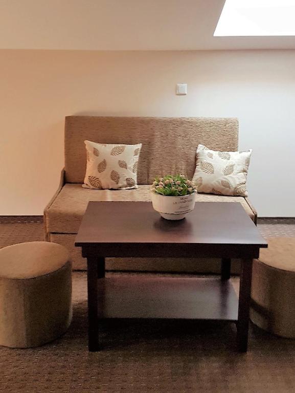 Posezení v ubytování Hotel Podkovata