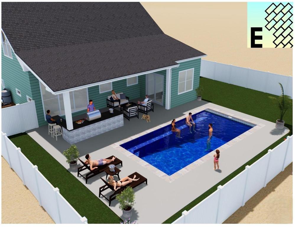 Bazén v ubytování 5081 - Sound of the Cs nebo v jeho okolí