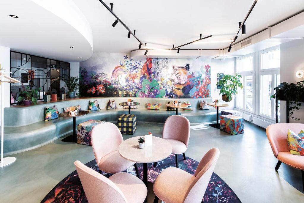 Χώρος καθιστικού στο Sorell Boutique-Hotel City Weissenstein St Gallen