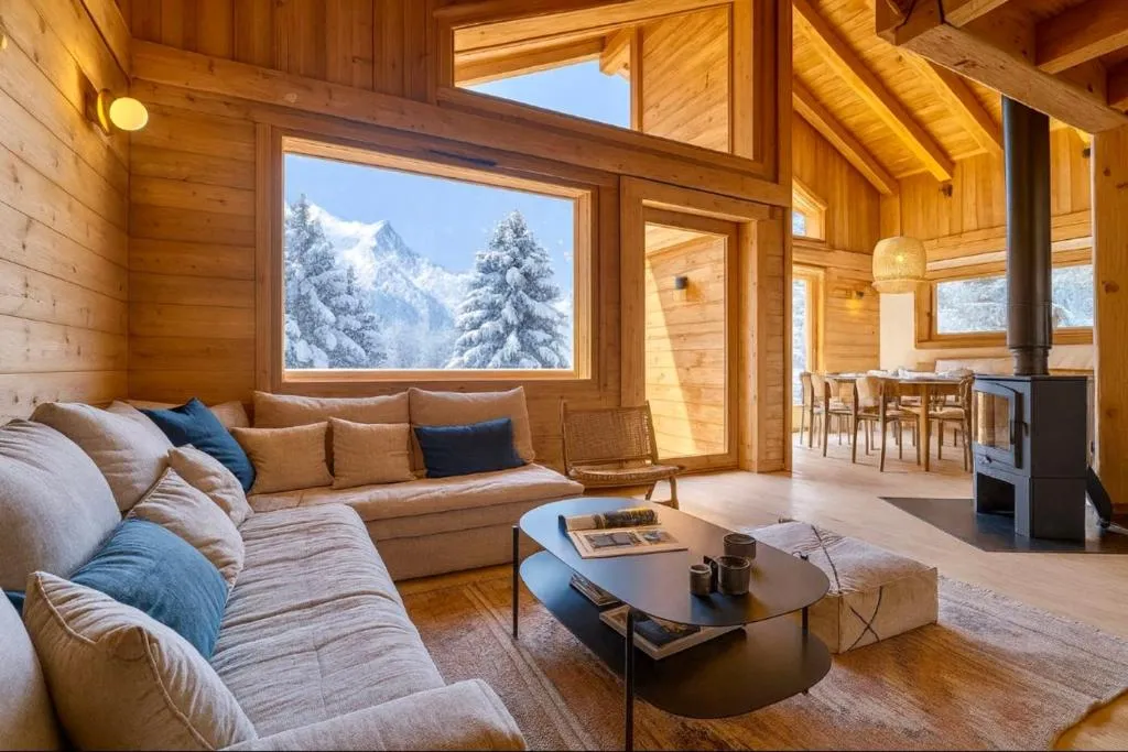 Cosy chalet with views of Mont Blanc