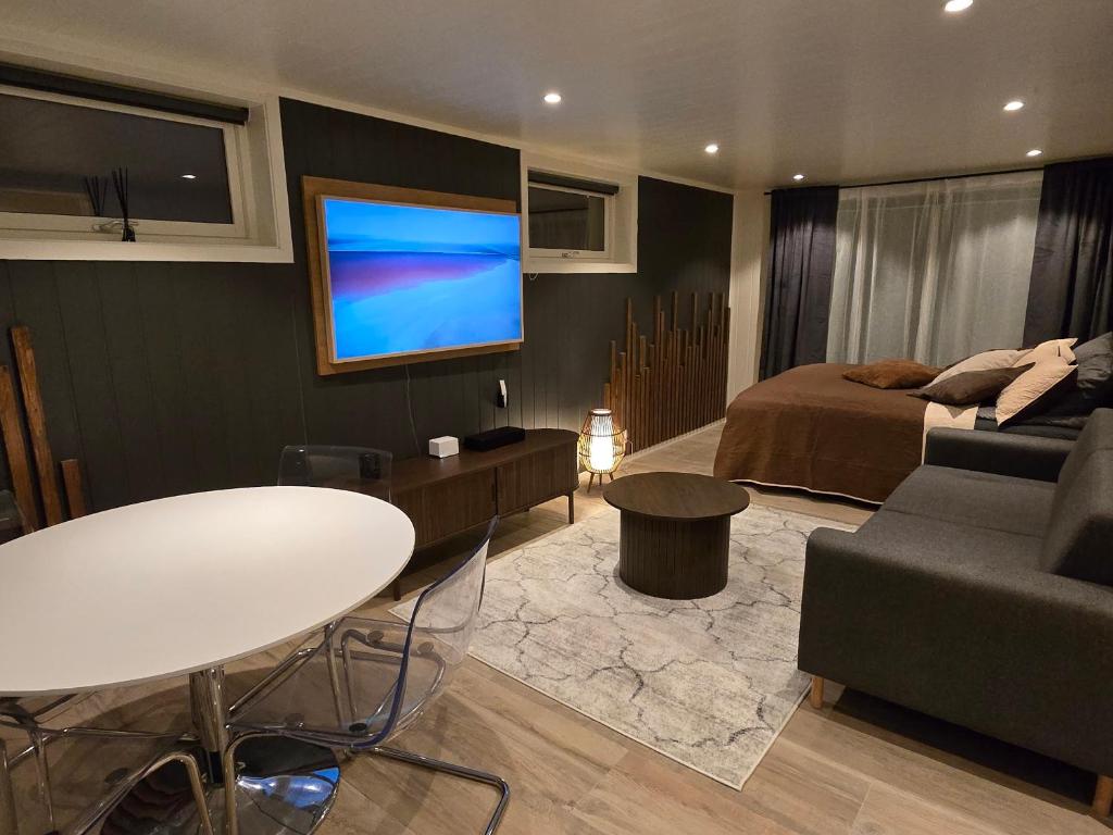 Χώρος καθιστικού στο Nord Hus Service AS Nr 2