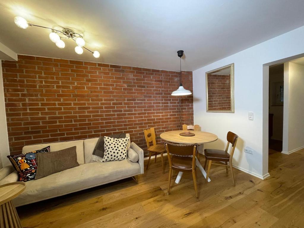 Posezení v ubytování Haus Schönblick Ferienwohnung am Skilift