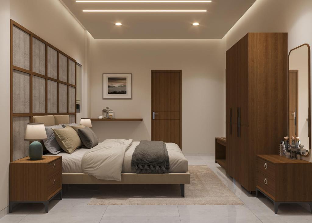 Χώρος καθιστικού στο Hotel Apartment Majestic Manor Dakar Diamniadio