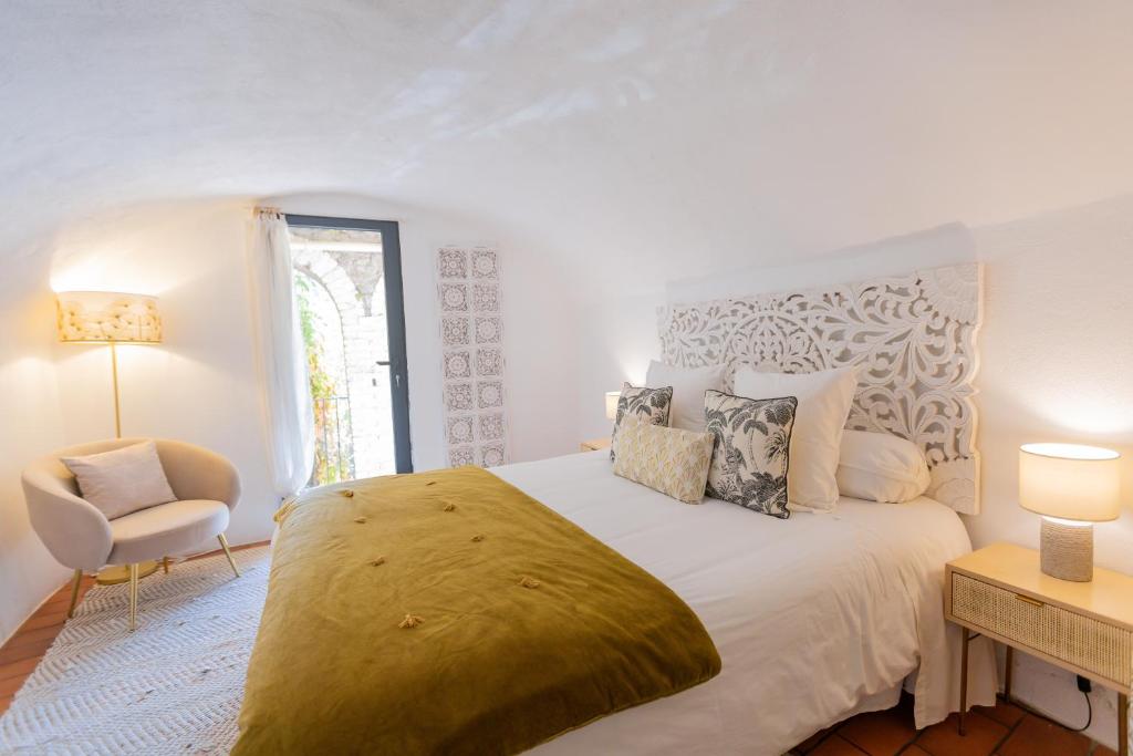 Le Mas Fraissinet - Chambre Lit Queen-Size Avec Baignoire Spa
