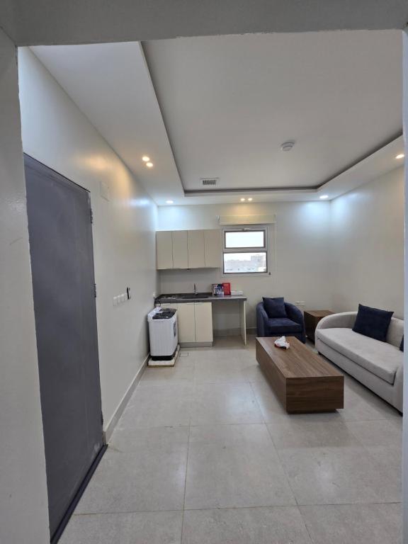 Kuchyň nebo kuchyňský kout v ubytování شقق فاخرة حديثه