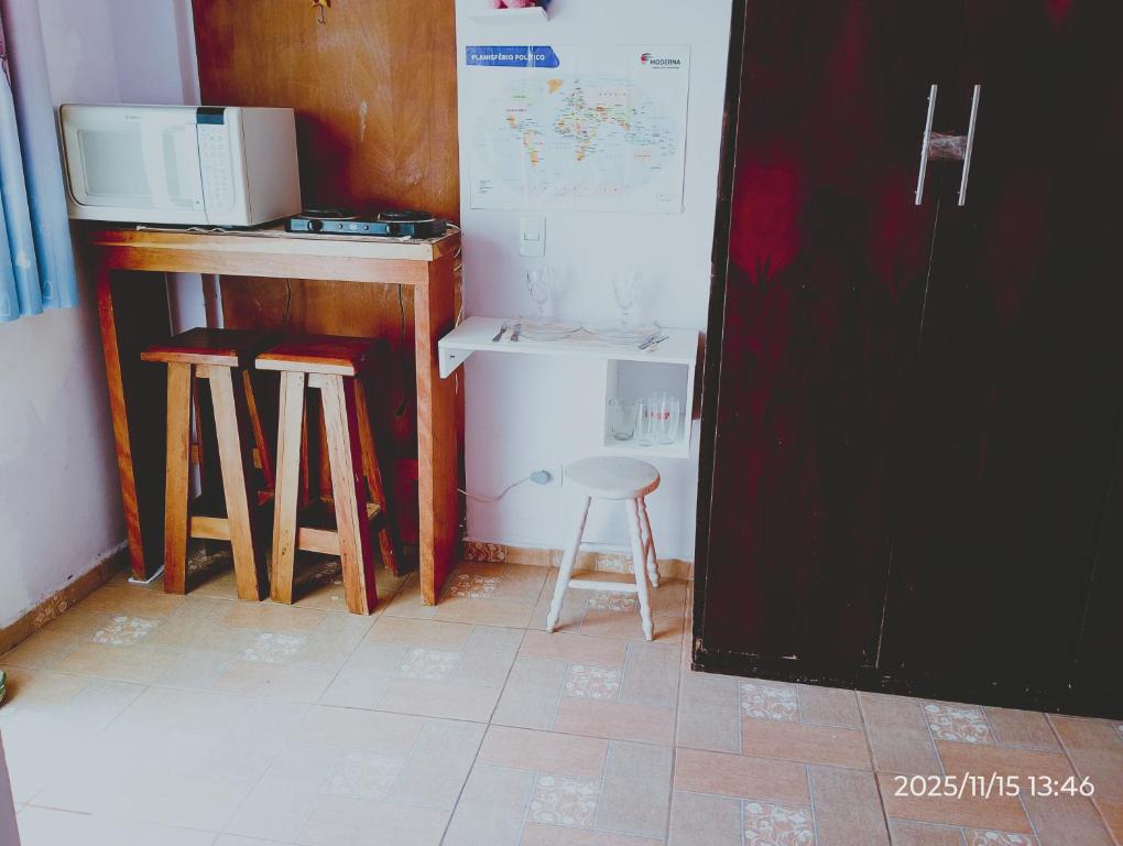 Kuchyň nebo kuchyňský kout v ubytování Juacema