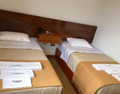 Postel nebo postele na pokoji v ubytování Tantiri River Resort