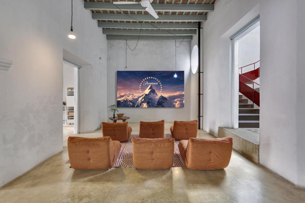 Posezení v ubytování Luxury Home - Rooftop Garden - Heart of Old San Juan