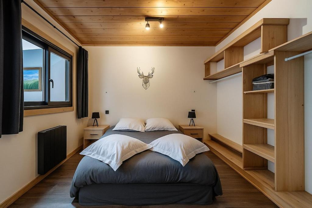 Postel nebo postele na pokoji v ubytování Appartement chalet