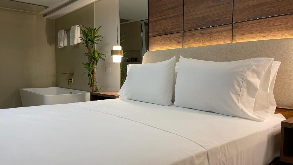 Ένα ή περισσότερα κρεβάτια σε δωμάτιο στο One Apartments Provenza