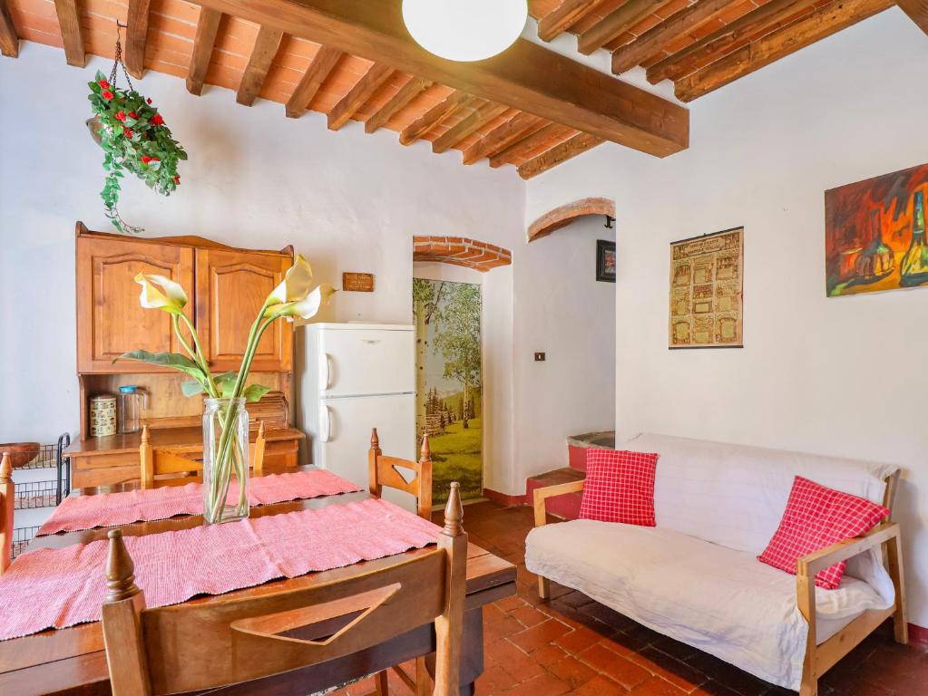 Istumisnurk majutusasutuses Tuscan Apartment with Pool - Garden and Lake