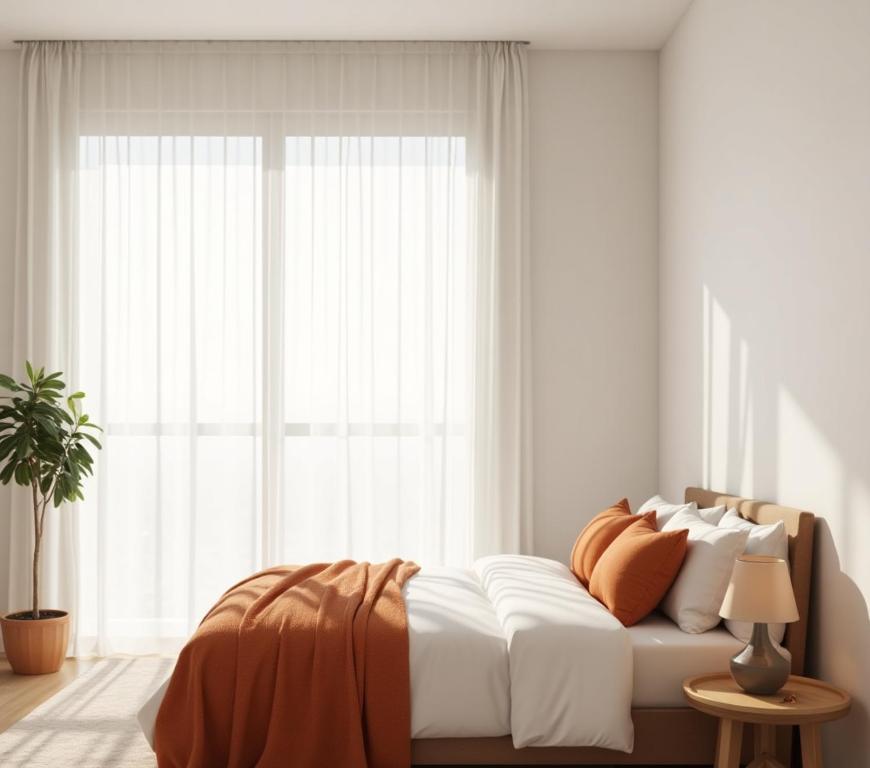 Ένα ή περισσότερα κρεβάτια σε δωμάτιο στο Sayda Apart Aydın