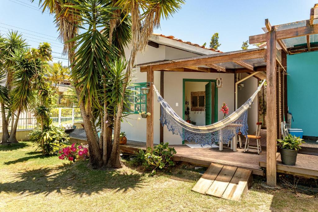 Un jardín fuera de BANGALÔ NATUREZA