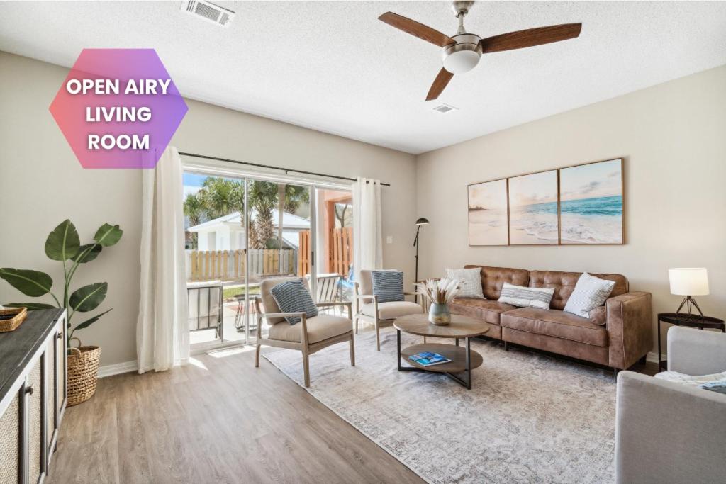 ! 5 Min Walk to Miramar Beach ! Large Family Beach House featuring Backyard Pool, Yard & Patio, Pets Welcome, Fast WiFi photo