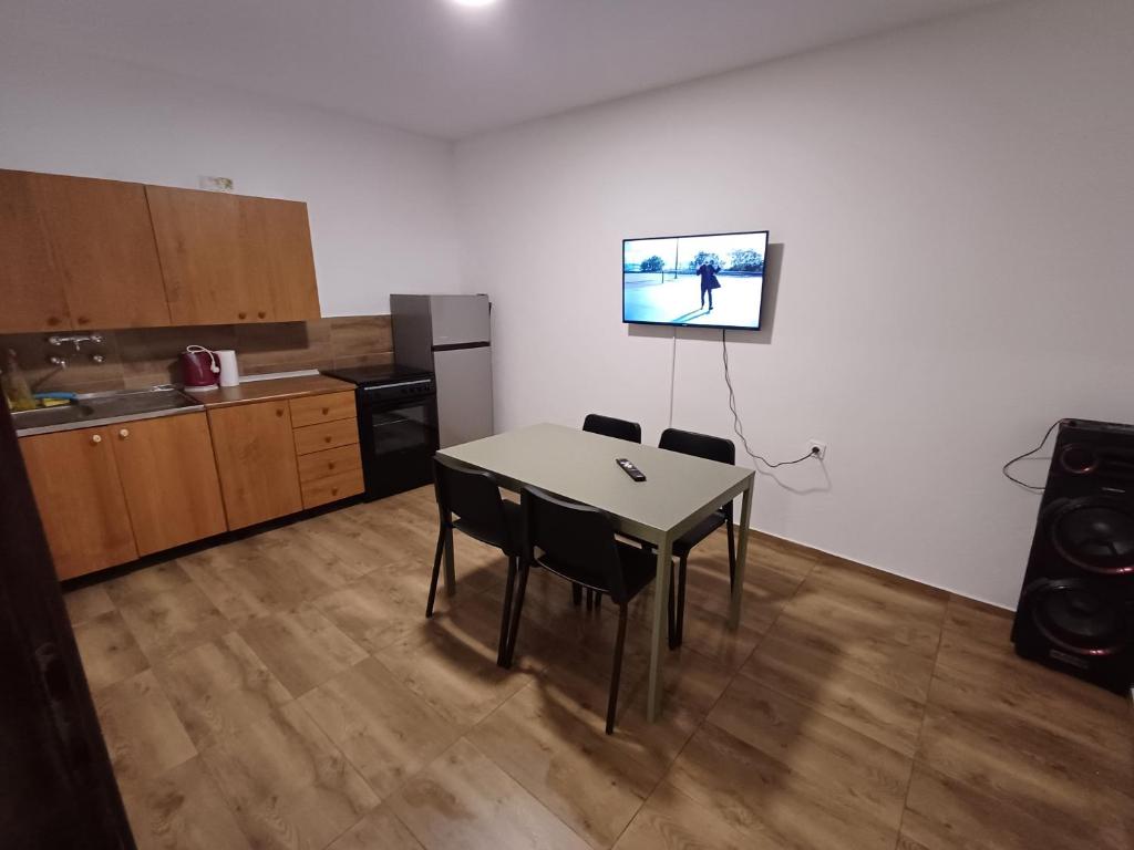 Kuchyň nebo kuchyňský kout v ubytování Marele