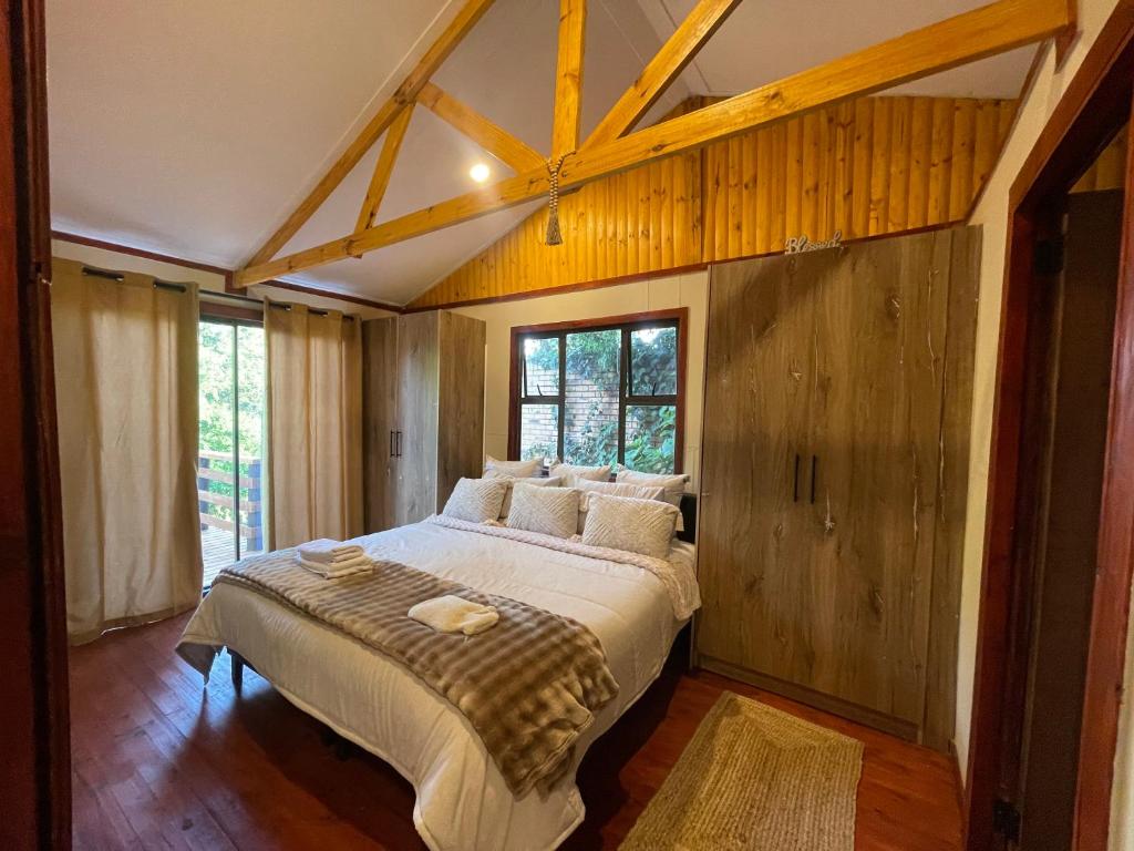 Postel nebo postele na pokoji v ubytování Heart Of The Cosmos