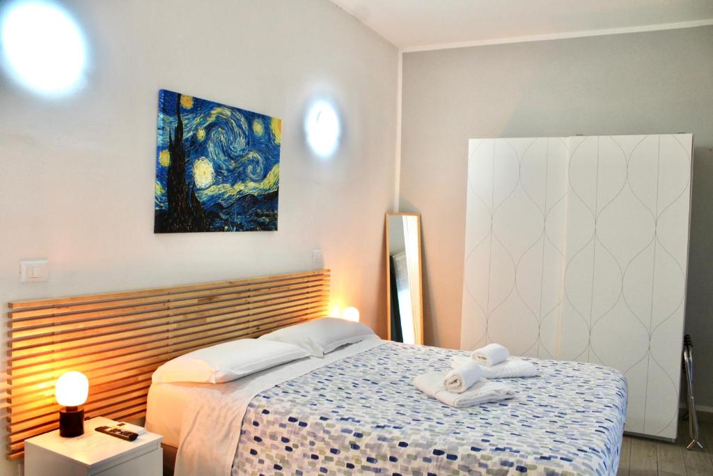 Giường trong phòng chung tại The Green Gate - Airport Guest House